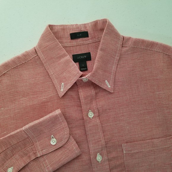 J. CREW Baird McNutt Irish Linen Slim Fit Shirt